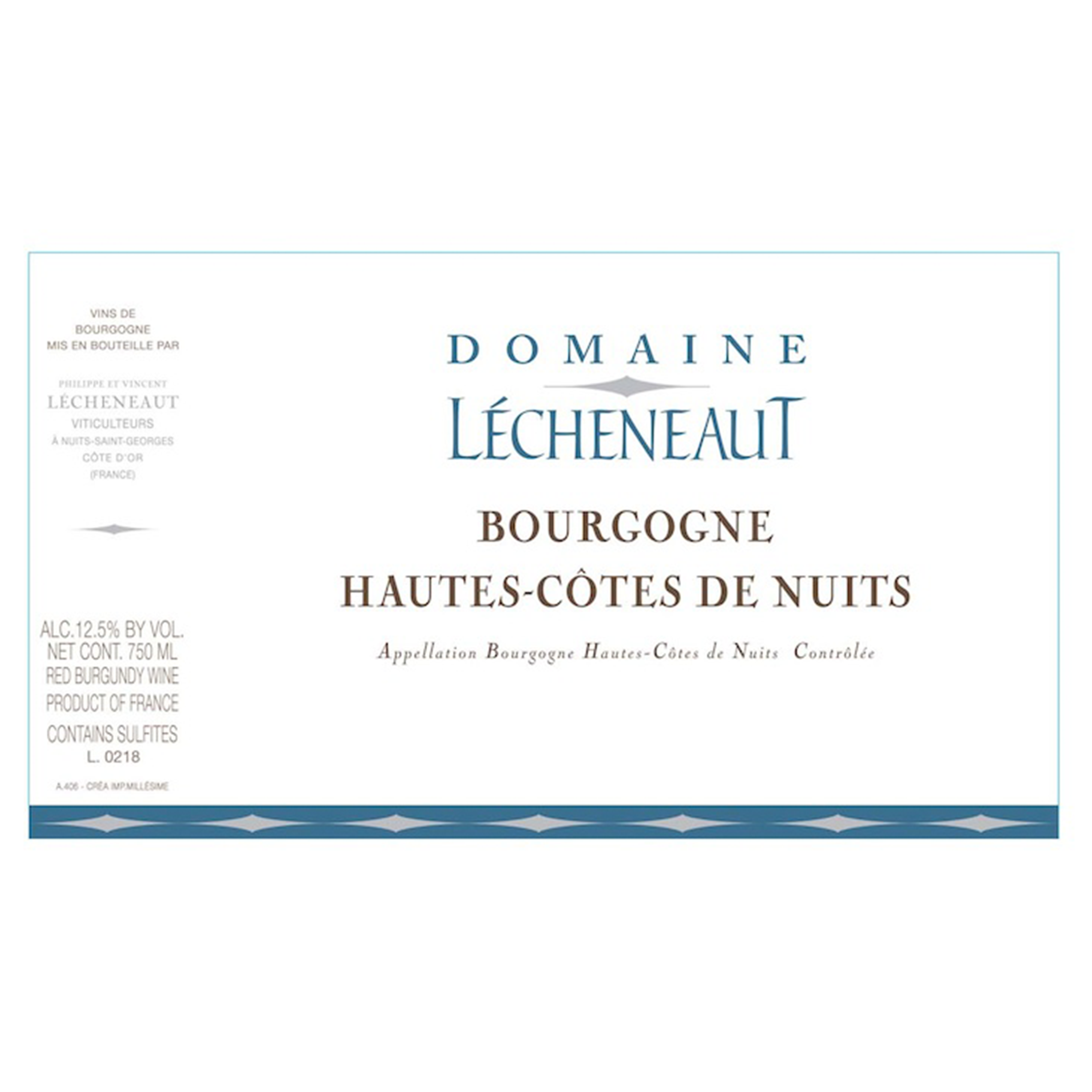 Domaine Lécheneault 2014 Domaine Lécheneaut Bourgogne Hautes-Cotes de Nuits Rouge
