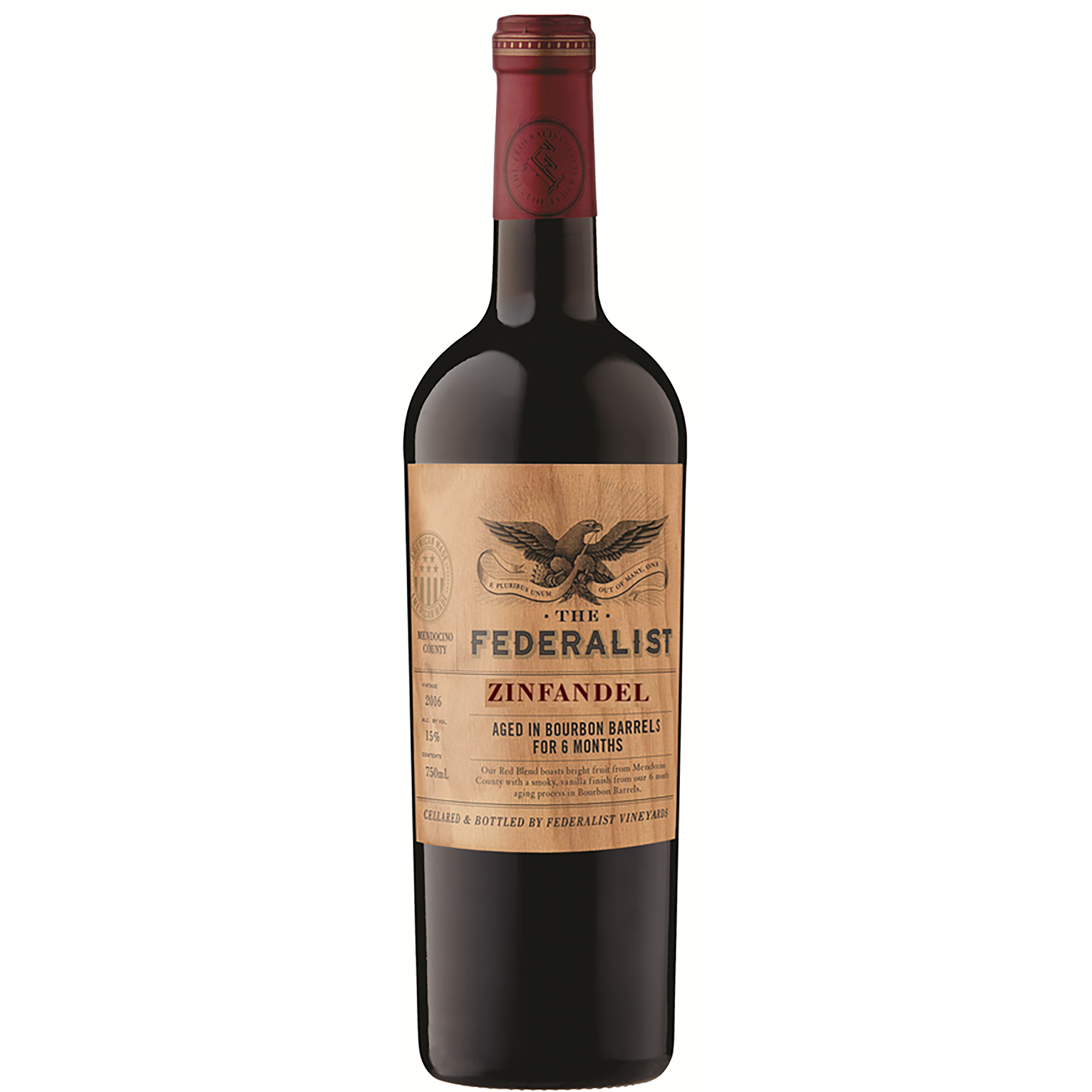 The Federalist Bourbon Barrel Aged Zinfandel 2020