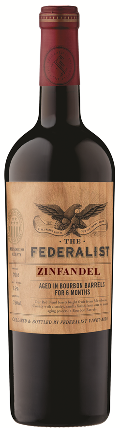 The Federalist Bourbon Barrel Aged Zinfandel 2020