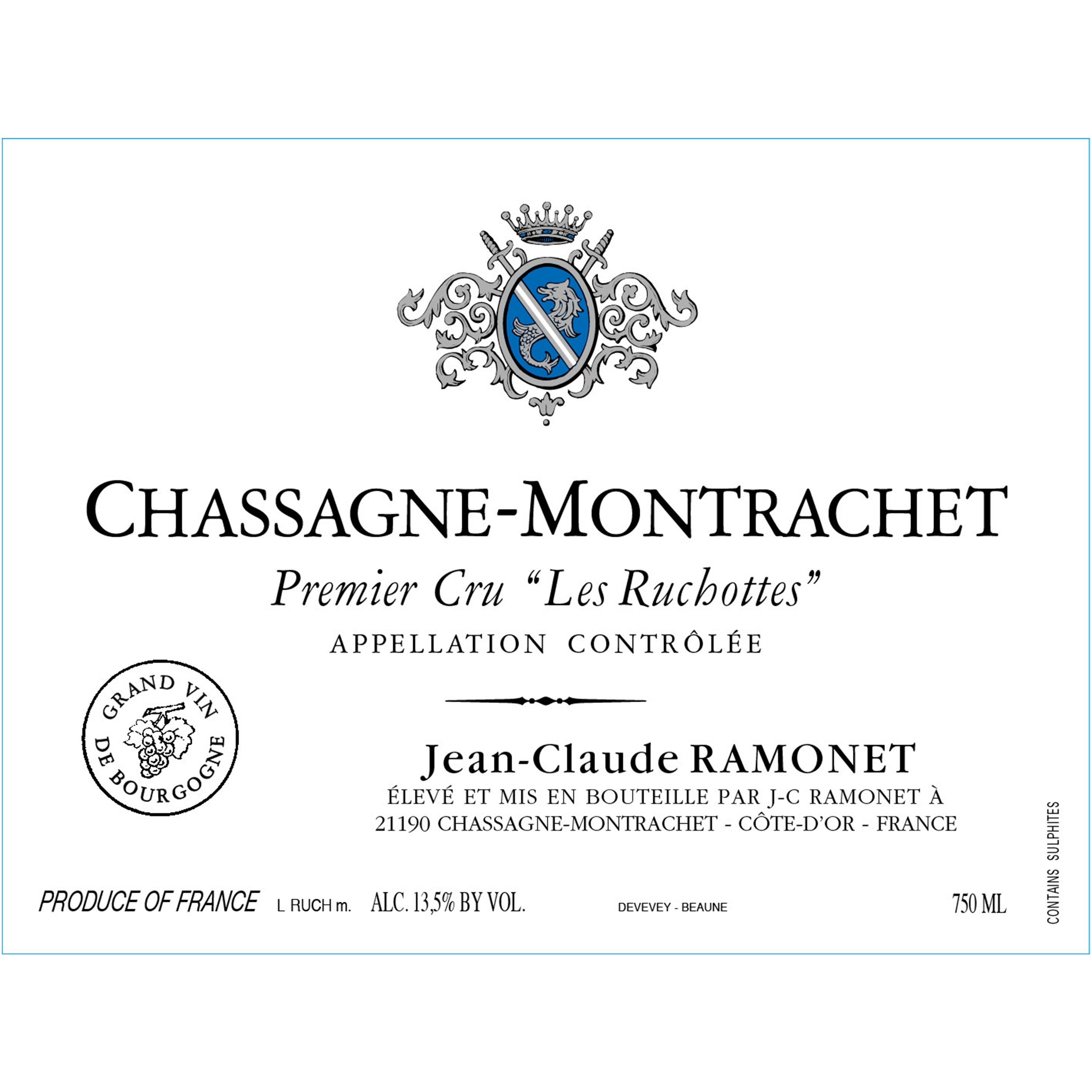 Ramonet Chassagne-Montrachet 'Les Ruchottes' 2012