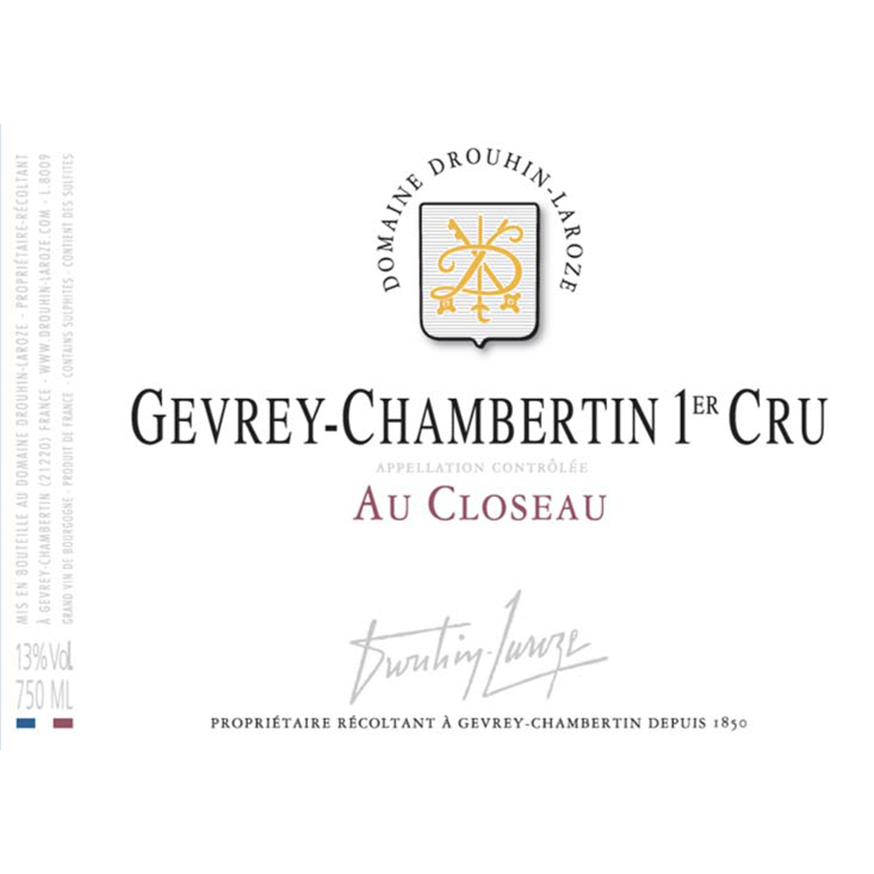 Domaine Drouhin-Laroze Gevrey-Chambertin 2013