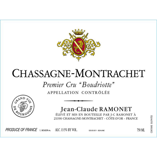 Ramonet Chassagne-Montrachet Premier Cru 'Clos de la Boudriotte' Rouge